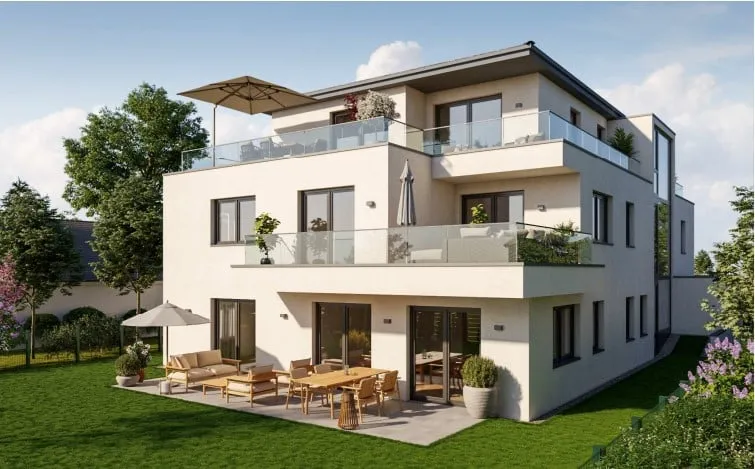 Mehrfamilienhaus mit Dachterrasse